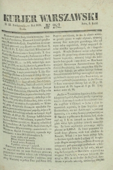 Kurjer Warszawski. 1839, № 282 (23 października)