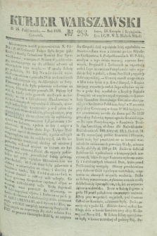 Kurjer Warszawski. 1839, № 283 (13 października)