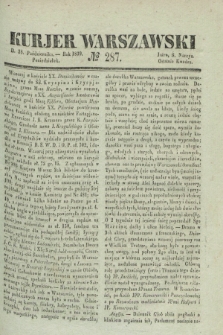 Kurjer Warszawski. 1839, № 287 (28 października)