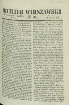 Kurjer Warszawski. 1839, № 305 (16 listopada)