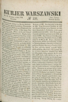 Kurjer Warszawski. 1839, № 330 (12 grudnia)