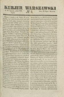 Kurjer Warszawski. 1840, № 9 (10 stycznia)