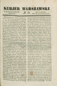 Kurjer Warszawski. 1840, № 19 (20 stycznia)
