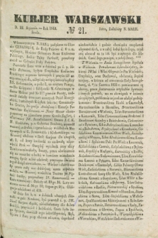 Kurjer Warszawski. 1840, № 21 (22 stycznia)
