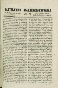 Kurjer Warszawski. 1840, № 23 (24 stycznia)