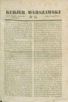 Kurjer Warszawski. 1840, № 26 (27 stycznia)