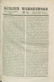 Kurjer Warszawski. 1840, № 31 (1 lutego)