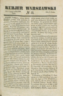 Kurjer Warszawski. 1840, № 34 (5 lutego)