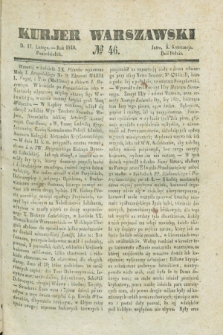 Kurjer Warszawski. 1840, № 46 (17 lutego)