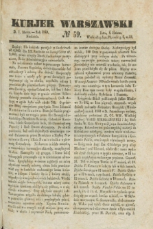 Kurjer Warszawski. 1840, № 59 (1 marca)