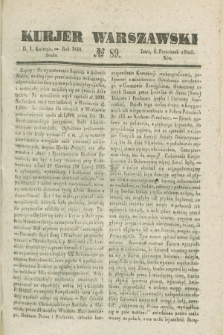 Kurjer Warszawski. 1840, № 89 (1 kwietnia)