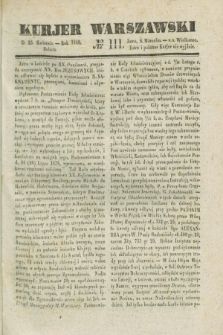 Kurjer Warszawski. 1840, № 111 (25 kwietnia)