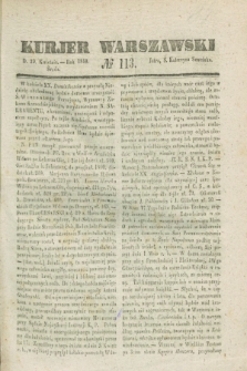 Kurjer Warszawski. 1840, № 113 (29 kwietnia)