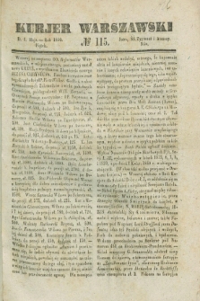 Kurjer Warszawski. 1840, № 115 (1 maja)