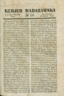 Kurjer Warszawski. 1840, № 139 (26 maja)