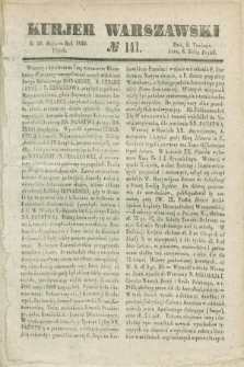 Kurjer Warszawski. 1840, № 141 (29 maja)