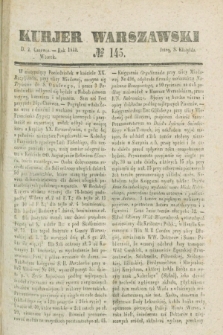 Kurjer Warszawski. 1840, № 145 (2 czerwca)
