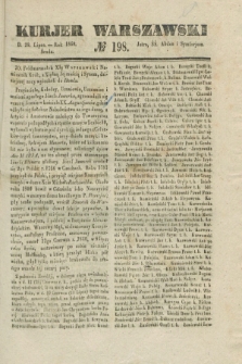 Kurjer Warszawski. 1840, № 198 (29 lipca)