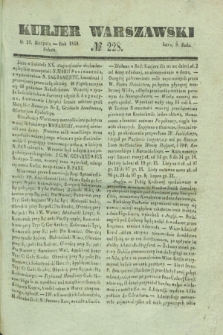 Kurjer Warszawski. 1840, № 228 (29 sierpnia)