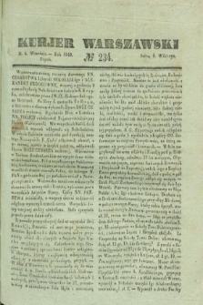 Kurjer Warszawski. 1840, № 234 (4 września)