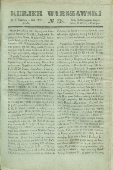 Kurjer Warszawski. 1840, № 238 (9 września)