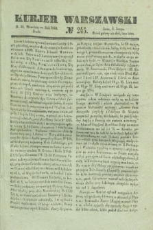 Kurjer Warszawski. 1840, № 245 (16 września)