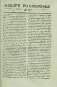 Kurjer Warszawski. 1840, № 252 (23 września)