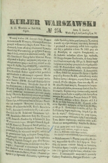 Kurjer Warszawski. 1840, № 254 (25 września)