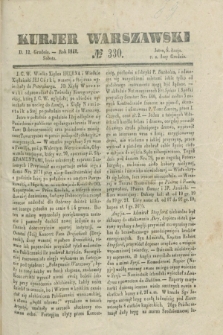 Kurjer Warszawski. 1840, № 330 (12 grudnia)