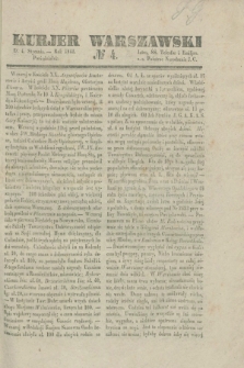 Kurjer Warszawski. 1841, № 4 (4 stycznia)