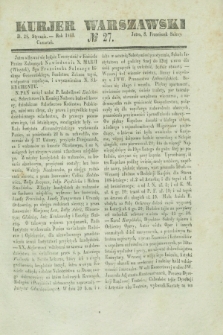 Kurjer Warszawski. 1841, № 27 (28 stycznia)