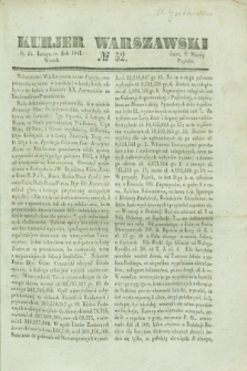Kurjer Warszawski. 1841, № 52 (23 lutego)