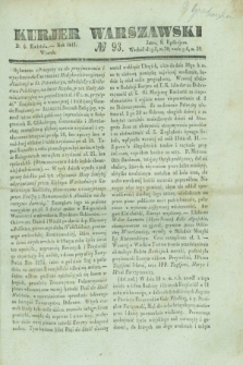 Kurjer Warszawski. 1841, № 93 (6 kwietnia)