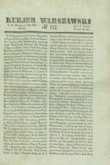 Kurjer Warszawski. 1841, № 112 (27 kwietnia)