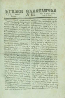 Kurjer Warszawski. 1841, № 123 (9 maja)