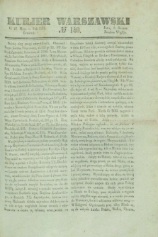 Kurjer Warszawski. 1841, № 140 (27 maja)