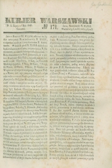 Kurjer Warszawski. 1841, № 171 (1 lipca)