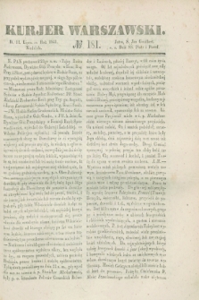 Kurjer Warszawski. 1841, № 181 (11 lipca)