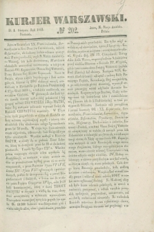 Kurjer Warszawski. 1841, № 202 (1 sierpnia)