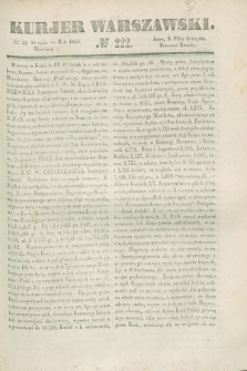 Kurjer Warszawski. 1841, № 222 (22 sierpnia)