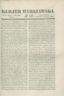 Kurjer Warszawski. 1841, № 227 (27 sierpnia)