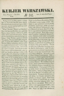 Kurjer Warszawski. 1841, № 232 (1 września)