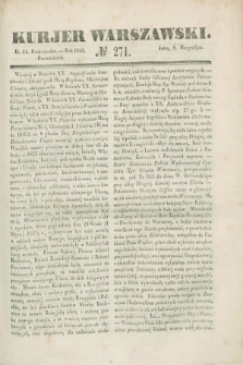 Kurjer Warszawski. 1841, № 271 (11 pażdziernika)