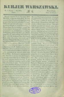 Kurjer Warszawski. 1842, № 6 (7 stycznia)