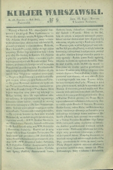 Kurjer Warszawski. 1842, № 9 (10 stycznia)