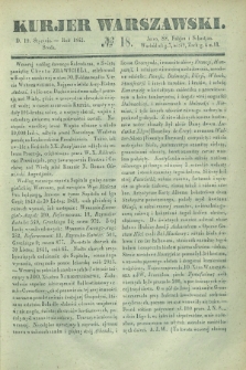 Kurjer Warszawski. 1842, № 18 (19 stycznia)