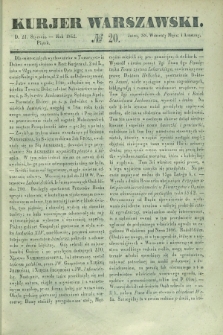 Kurjer Warszawski. 1842, № 20 (21 stycznia)