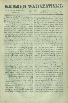 Kurjer Warszawski. 1842, № 23 (24 stycznia)