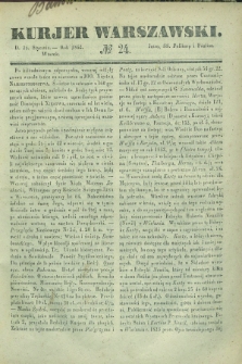 Kurjer Warszawski. 1842, № 24 (25 stycznia)