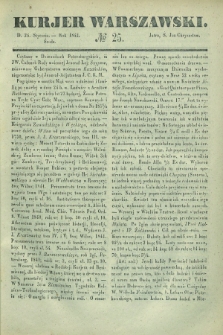 Kurjer Warszawski. 1842, № 25 (26 stycznia)